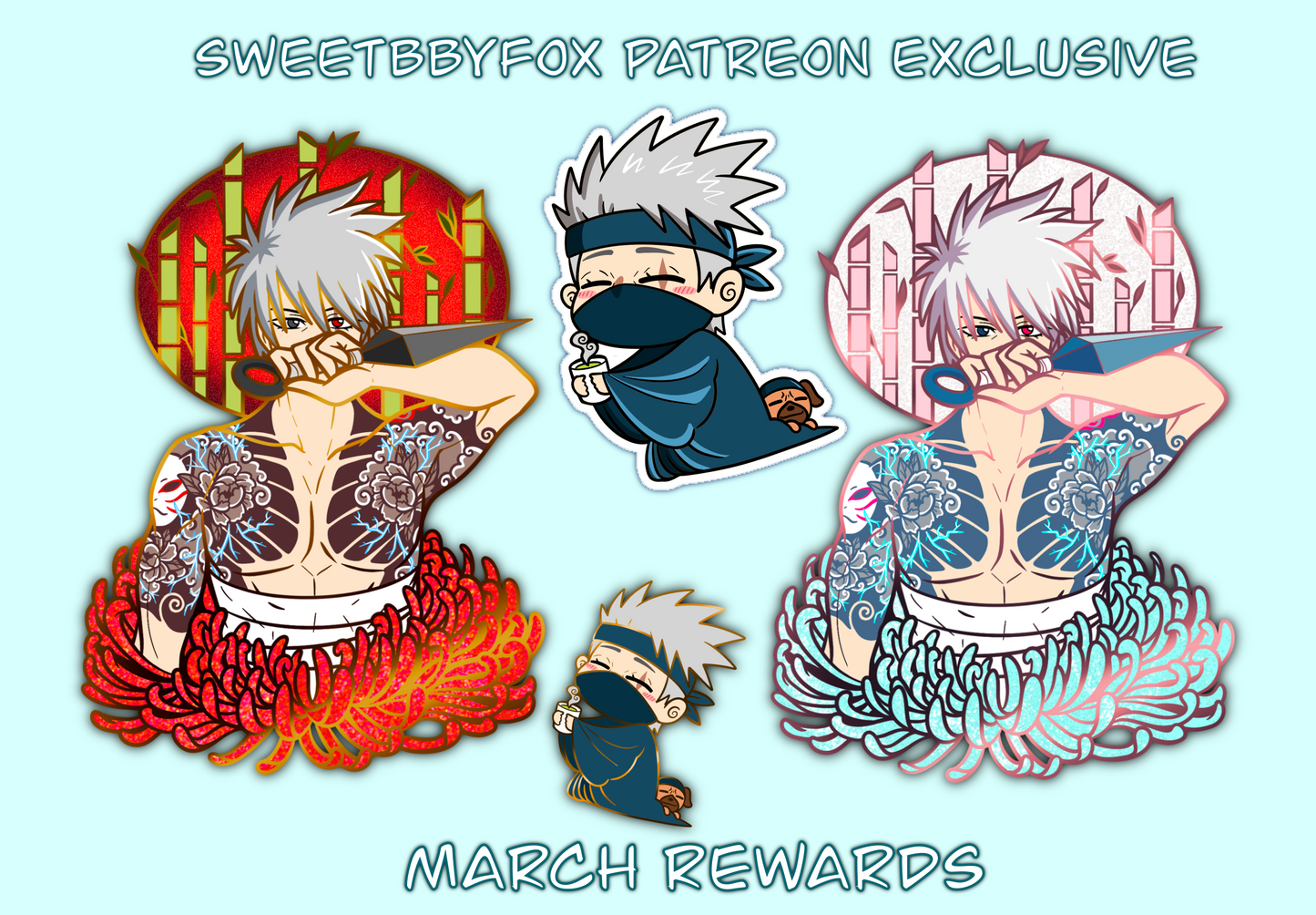 Yakuza Kakashi Pins