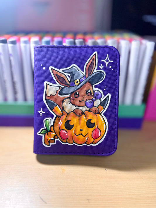 Pumpkin Eevee 1 Pocket Binder