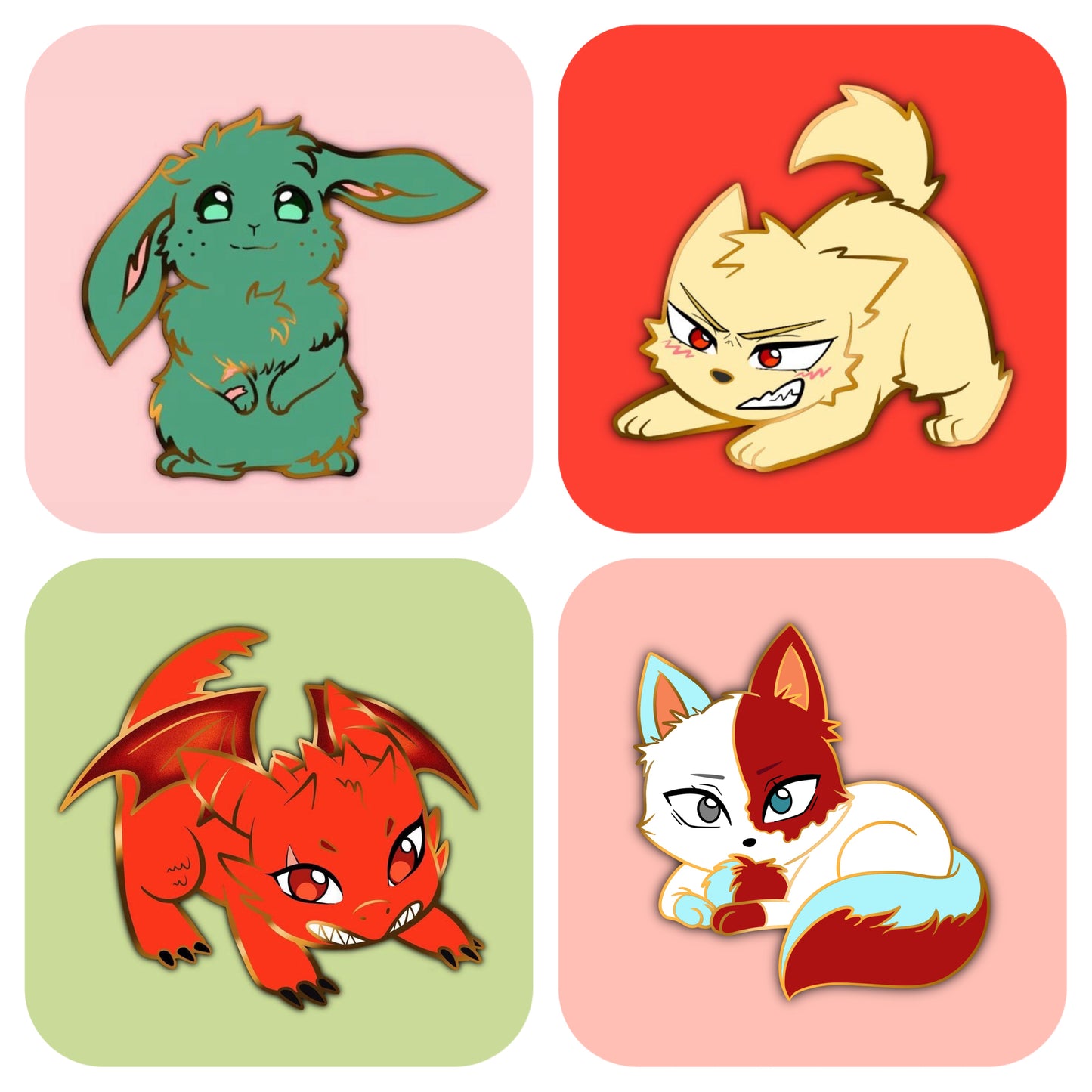 MHA Animal Mini Pins