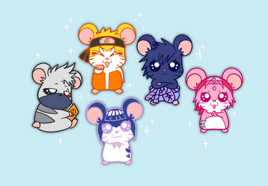 Naru Hams Enamel Pins