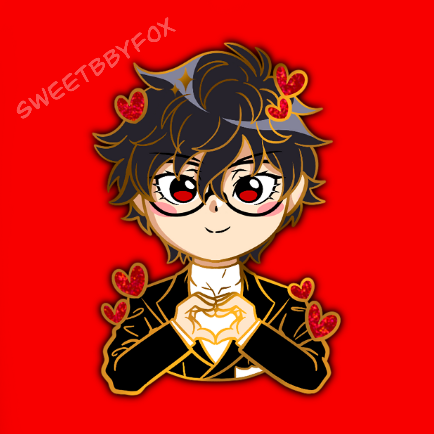 Persona 5 Chibi Pins