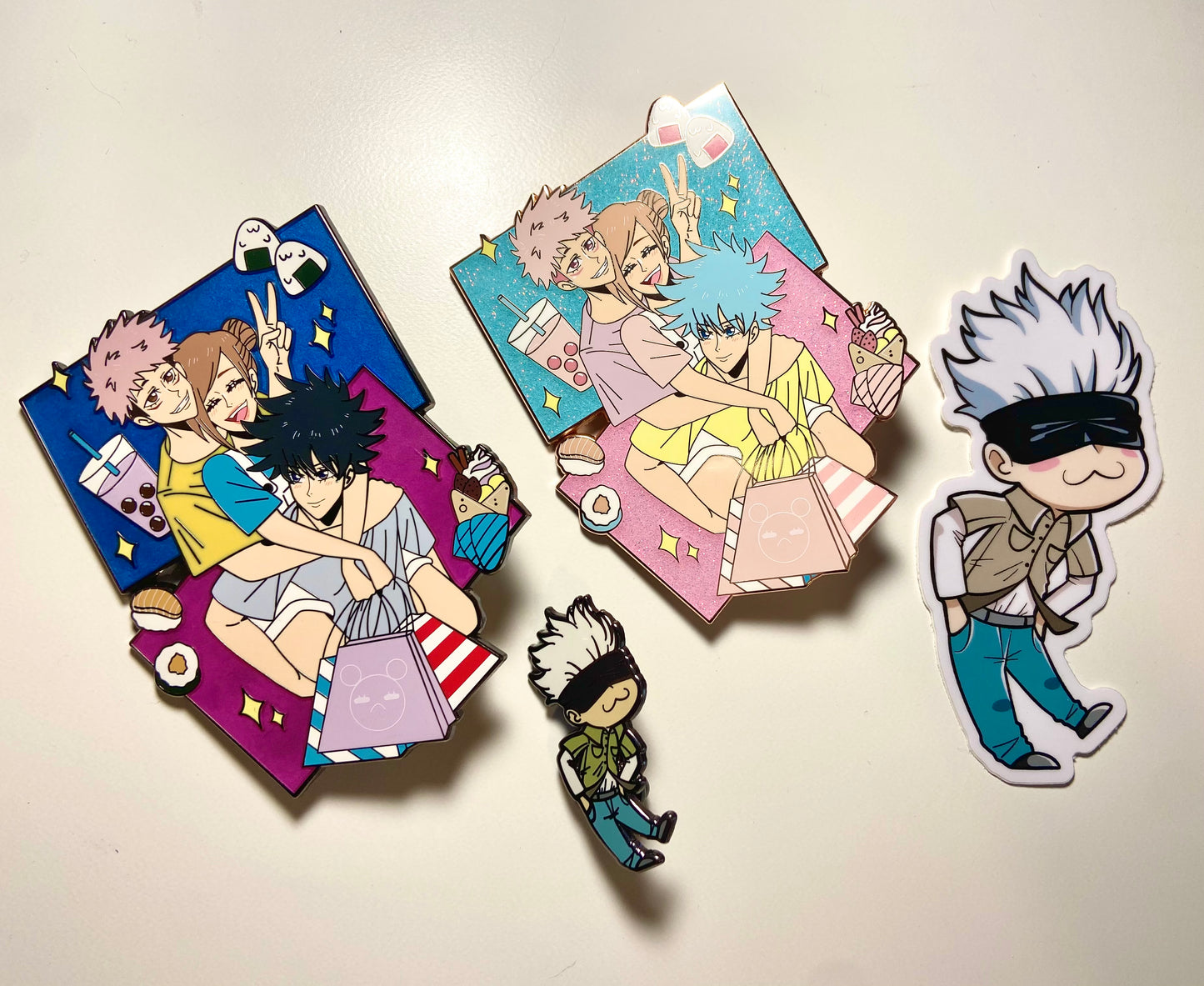 JJK Trio/Chibi Gojo Pins