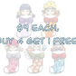 Ninja Stocking Charms