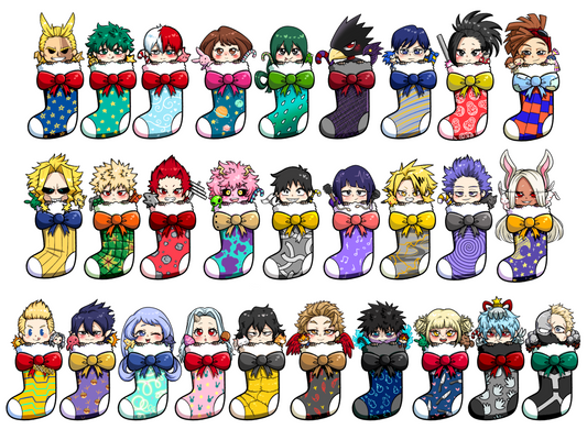 BNHA Christmas Charms