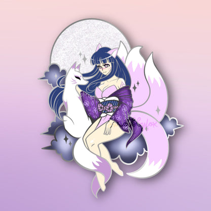 Kitsune Hinata Enamel Pin