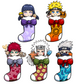 Ninja Stocking Charms