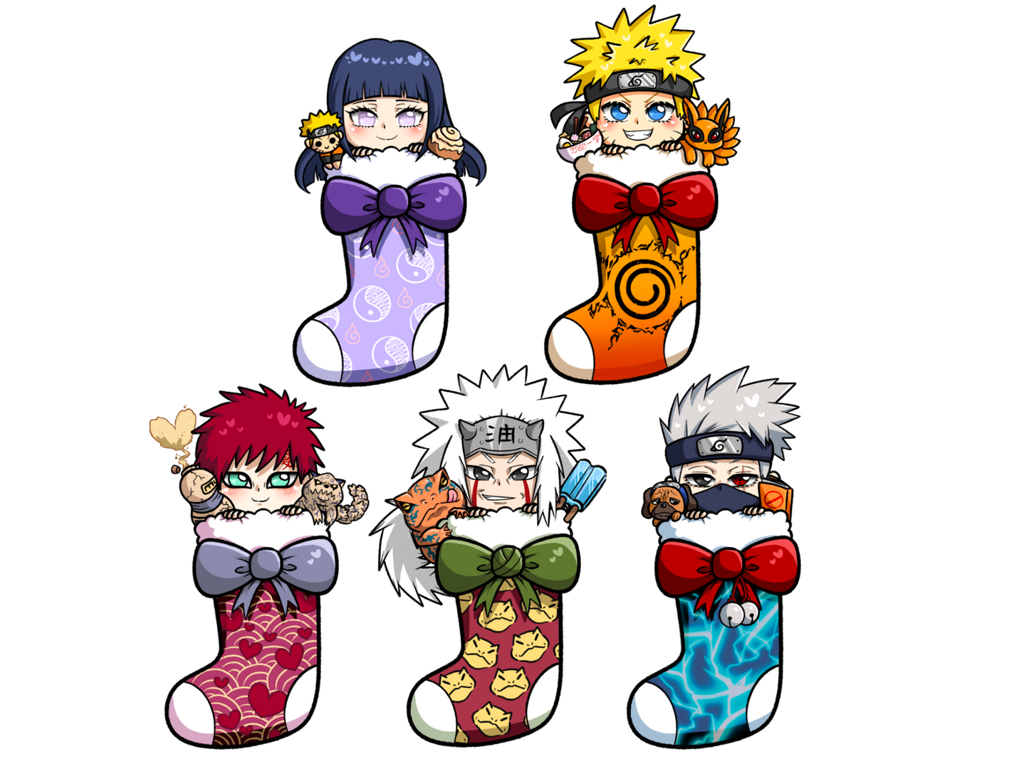 Ninja Stocking Charms