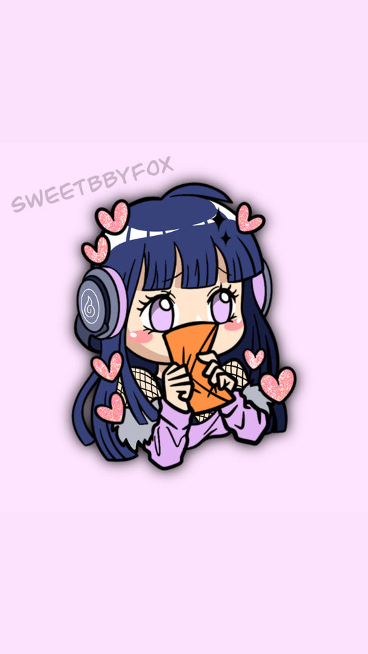 Hinata Love Letter Pin